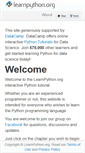 Mobile Screenshot of learnpython.org